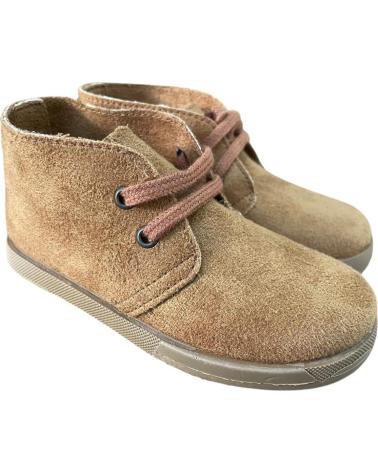 ANDREA RUIZ PISACACAS 1100 UNISEX SUEDE BOOTS - CAMEL NARANJA