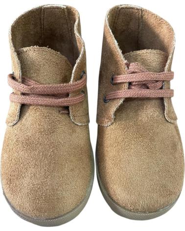 ANDREA RUIZ PISACACAS 1100 UNISEX SUEDE BOOTS - CAMEL NARANJA