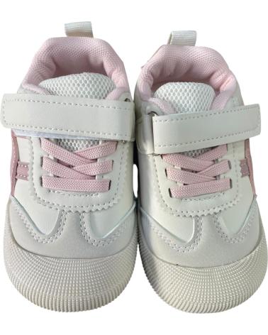 BUBBLE BOBBLE BAREFOOT SNEAKERS C1287 BEIGE PINK ROSA