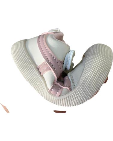 BUBBLE BOBBLE BAREFOOT SNEAKERS C1287 BEIGE PINK ROSA