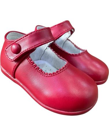 BUBBLE BOBBLE LEATHER MARY JANE B858 RED ROJO