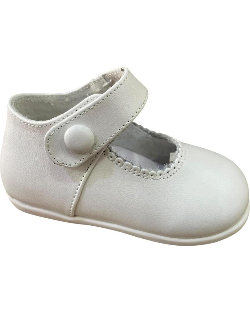 BUBBLE BOBBLE MERCEDITA DE PIEL MODELO B858 BLANCO BLANCO