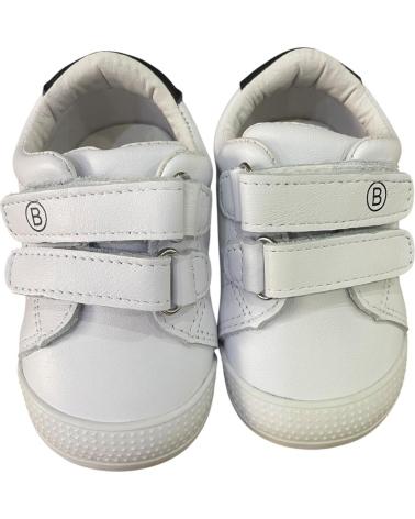 BUBBLE BOBBLE ZAPATILLAS RESPETUOSAS C844 BLANCO Y AZUL MARINO AZUL