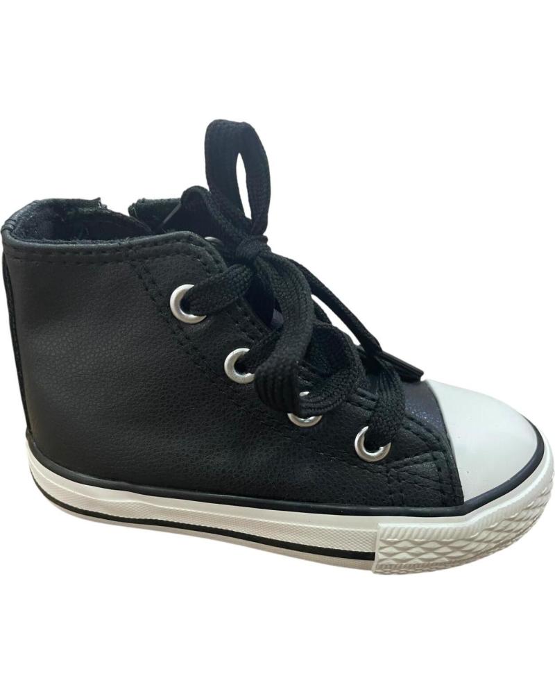 BOTTINE SPORTIVE BUBBLE BOBBLE B149 NOIRE BOUT POLIPIEL STYLE CONVERS NEGRO