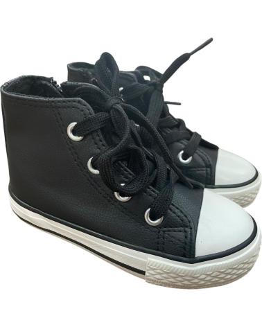 BOTTINE SPORTIVE BUBBLE BOBBLE B149 NOIRE BOUT POLIPIEL STYLE CONVERS NEGRO