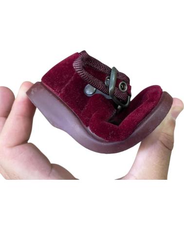 MERCEDITAS ANDREA RUIZ 151 DE TERCIOPELO BURDEOS AZUL