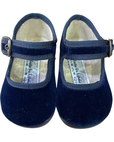 ANDREA RUIZ SPANGENSCHUHE 151 AUS MARINEBLAUEM SAMT AZUL