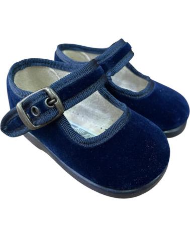 ANDREA RUIZ SPANGENSCHUHE 151 AUS MARINEBLAUEM SAMT AZUL