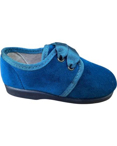 PANTOFOLE ANDREA RUIZ BLUTCHER IN VELLUTO BLU AZAFATA 120-T VARIOS COLORES