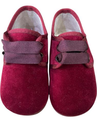 PANTOFOLE ANDREA RUIZ BLUTCHER IN VELLUTO BORDEAUX MODELLO 120-T AZUL