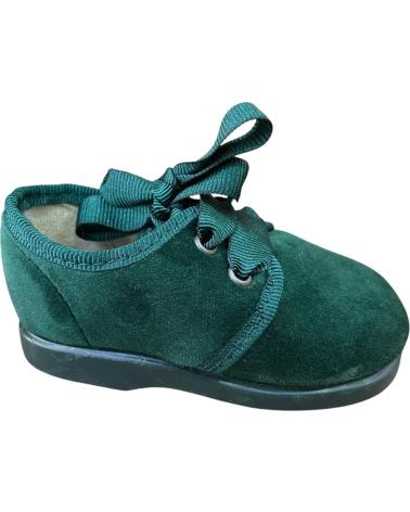 ZAPATILLA DE ESTAR POR CASA ANDREA RUIZ BLUTCHER DE TERCIOPELO VERDE BOTELLA MODELO 120-T VERDE