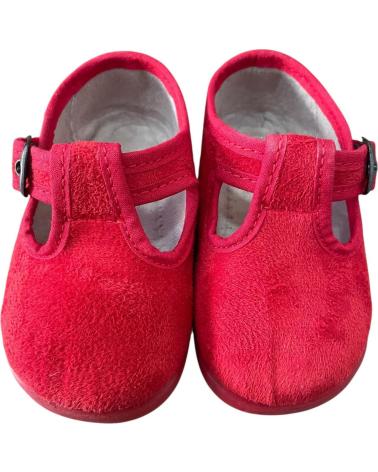 ANDREA RUIZ PEPITO SERRATEX 152 - ROTE KINDER LEINENSCHUHE ROJO