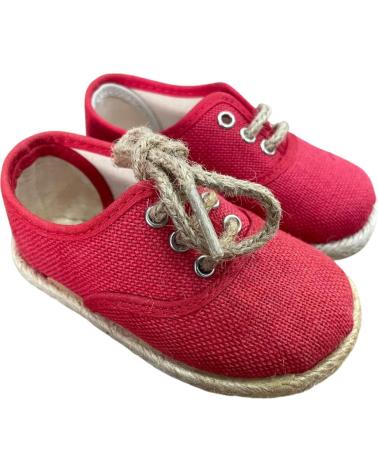 ANDREA RUIZ BLUCHER LEINEN ESPADRILLE 260--L ROT ROJO