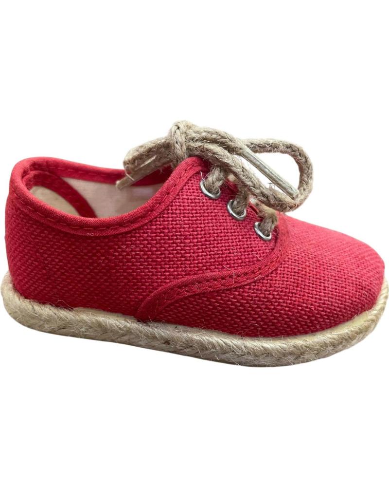 ANDREA RUIZ BLUCHER LEINEN ESPADRILLE 260--L ROT ROJO