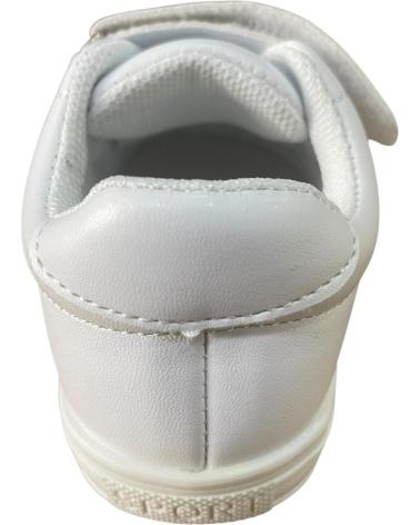 DEPORTIVAS RESPETUOSAS BUBBLE BOBBLE A1855 BLANCAS CON DOBLE VELCRO BLANCO