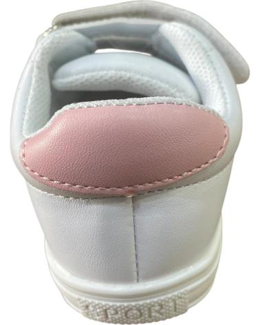 CHAUSSURES RESPECTUEUSES BUBBLE BOBBLE A1855 BLANCHES AVEC DÉTAILS ROSE ROSA