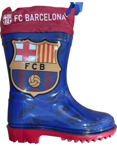 BOTA DE CHUVA INFANTIL BUBBLE BOBBLE FC BARCELONA AZUL AZUL