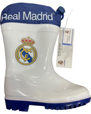 BOTA DE CHUVA BUBBLE BOBBLE REAL MADRID BRANCO BLANCO