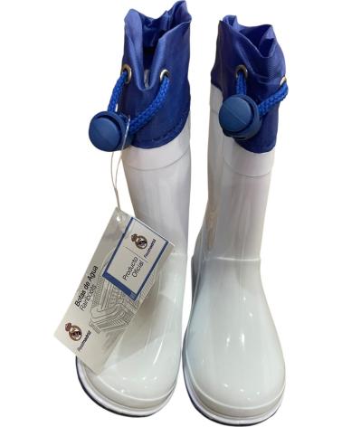 BUBBLE BOBBLE REAL MADRID WHITE RAIN BOOT BLANCO
