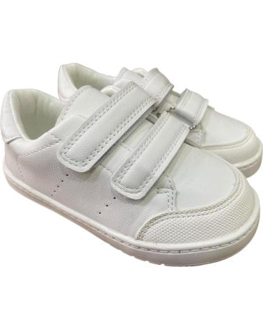 BASKETS RESPECTUEUSES BUBBLE BOBBLE C1482 BLANCHES À SCRATCH BLANCO