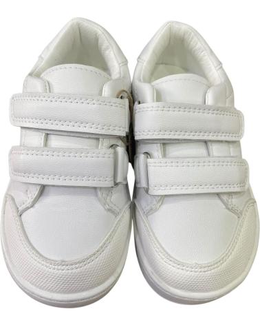 BASKETS RESPECTUEUSES BUBBLE BOBBLE C1482 BLANCHES À SCRATCH BLANCO