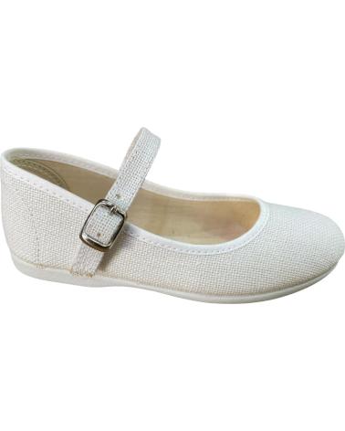 ANDREA RUIZ MERCEDITA DE LINO CON HEBILLA 790 BLANCA BLANCO