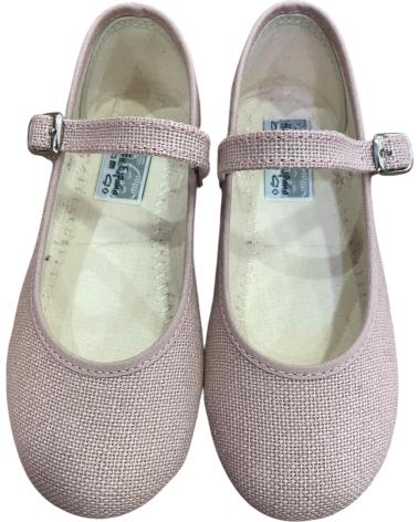 ANDREA RUIZ MERCEDITA DE LINO CON HEBILLA 790 ROSA MAQUILLAJE ROSA