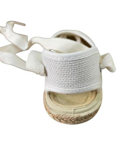 EL CABALLITO VULPEQUES 1006 WHITE ESPADRILLES WITH TIES BLANCO