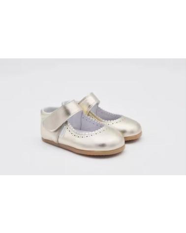 ANGELITOS SCARPA MARY JANE PEPITO VERNICE PELLE MODELLO 541 ARGENTO PLATEADO
