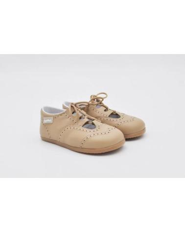 ANGELITOS SCARPA OXFORD RISPETTOSA IN PELLE MODELLO 54 - MARRONE (TAGLIE 20-27) MARRóN