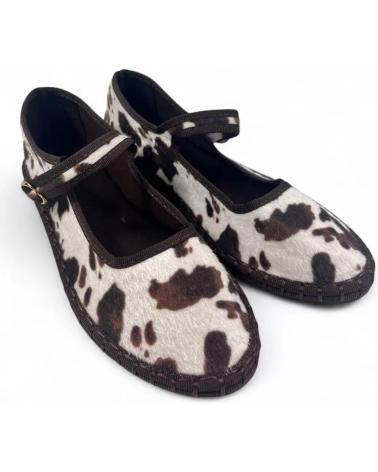 TIMBOS MERCEDES PLANA DE MUJER COLOR VACA 132232 VARIOS COLORES