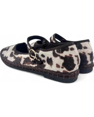 TIMBOS MERCEDES PLANA DE MUJER COLOR VACA 132232 VARIOS COLORES