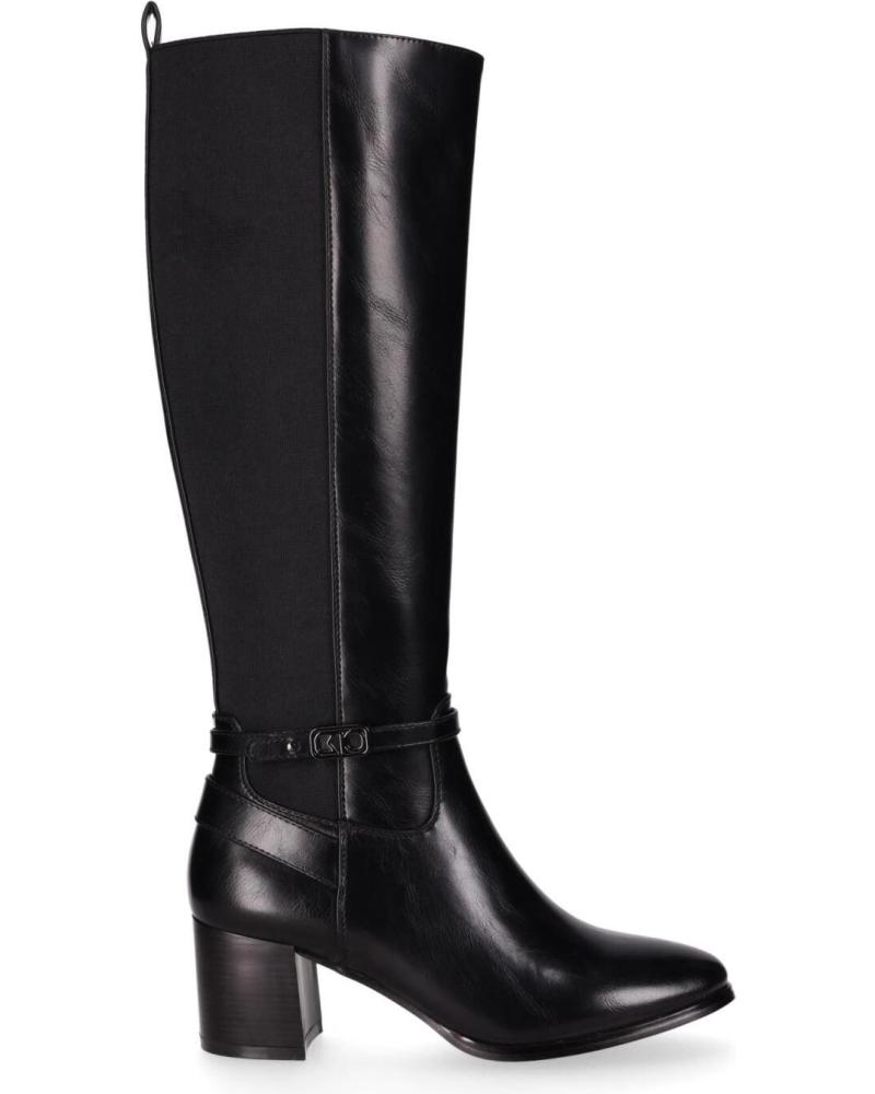 CHIKA10 BOTA ALTA TACON PARA MUJER CAYETANA 04 COLOR NEGRO