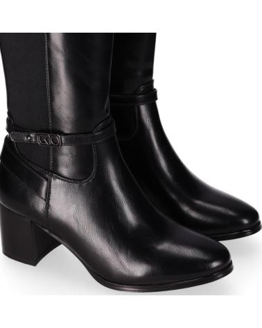 CHIKA10 BOTA ALTA TACON PARA MUJER CAYETANA 04 COLOR NEGRO