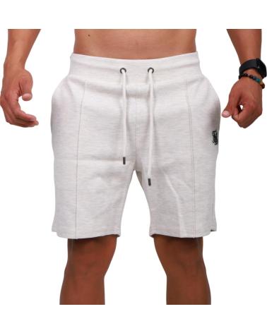 SIKSILK PANTALON EXPOSED TAPE BLANCO