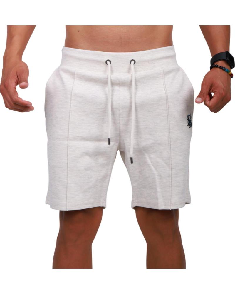 SIKSILK PANTALON EXPOSED TAPE BLANCO