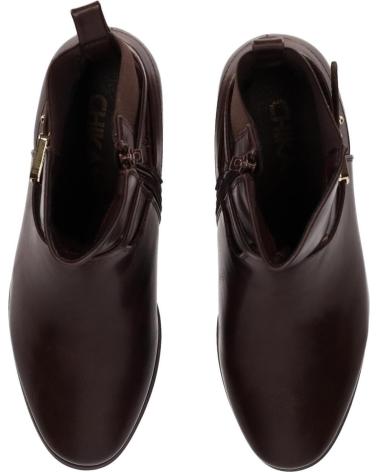 CHIKA10 CHIKA 10 BOTIN CON TACON PARA MUJER CAYETANA 05 COLOR MARRON MARRóN