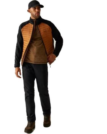 REGATTA CHAQUETA CLUMBERL HYBRID MARRON RMN312-ZLK NEGRO MARRON