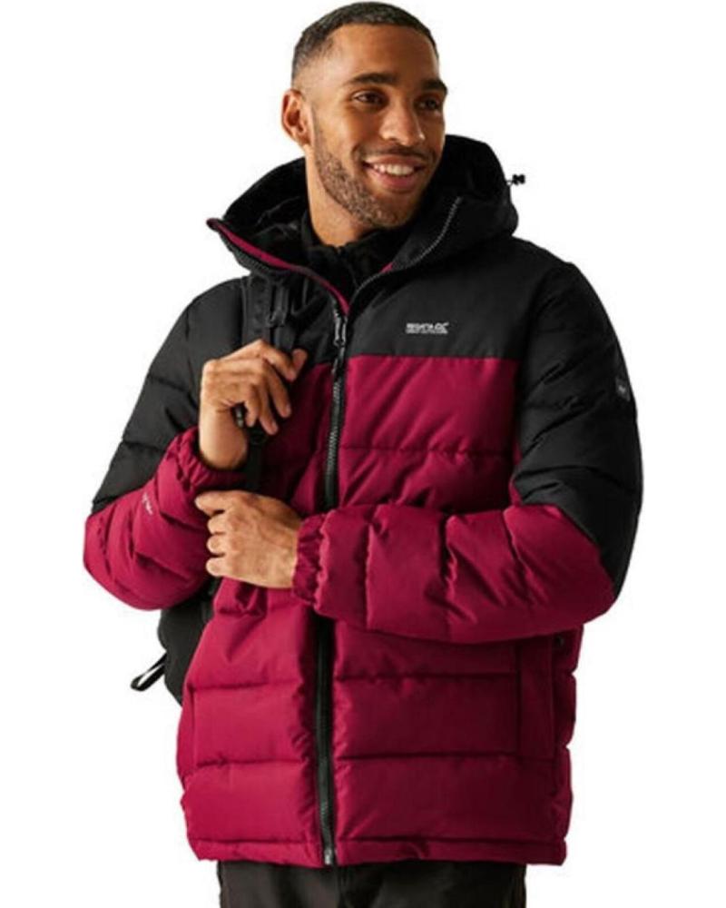 REGATTA CHAQUETA ALDTHOM RMN306-ZR0 NEGRO GRANATE