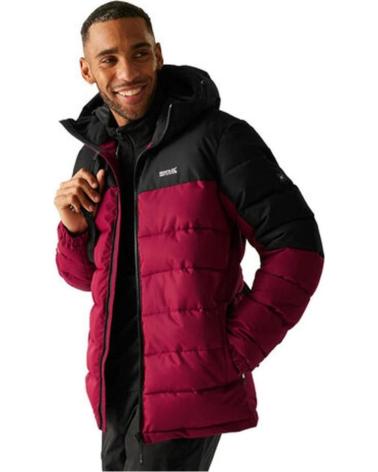 REGATTA CHAQUETA ALDTHOM RMN306-ZR0 NEGRO GRANATE