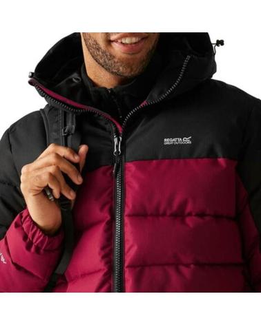 REGATTA CHAQUETA ALDTHOM RMN306-ZR0 NEGRO GRANATE