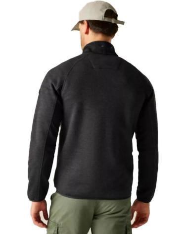 REGATTA SUDADERA CON CREMALLERA SALZANCE RMA665-61 NEGRO
