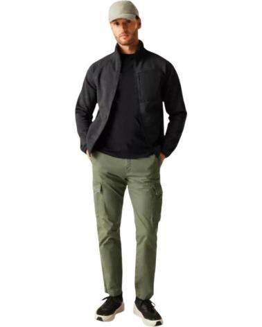 REGATTA SUDADERA CON CREMALLERA SALZANCE RMA665-61 NEGRO