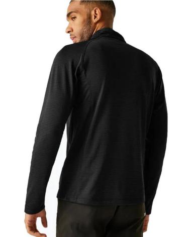 REGATTA YONDER THERMO-SWEATSHIRT MIT REISSVERSCHLUSS - RMA606-800 SCHWARZ NEGRO