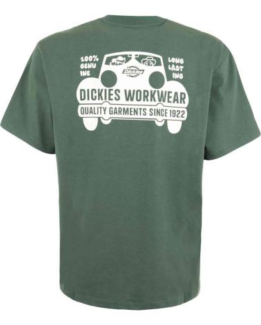 DICKIES CAMISETA EN COLOR PARA HOMBRE GREEN