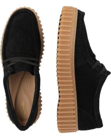 CLARKS TORHILL BEE 26172044 BLACK LOAFERS NEGRO