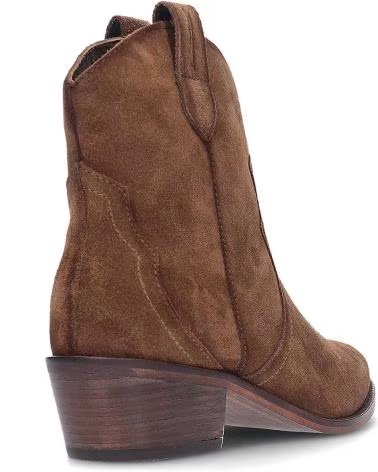 BONAVENTURE BOTTINES TEXANES B689 COWBOY TAUPE