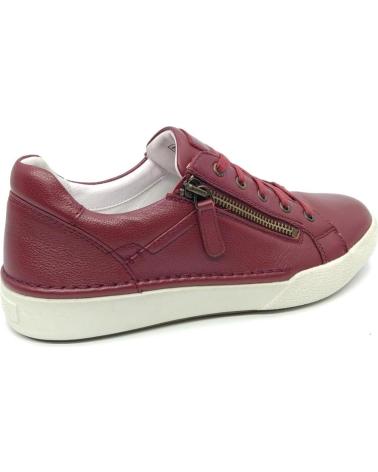 SNEAKER SPORTIVA JOSEF SEIBEL 69913 BORDEAUX CON CERNIERA ROJO