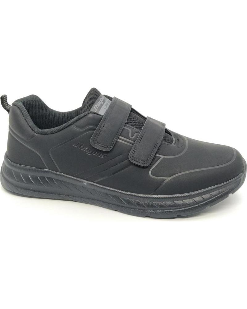 SNEAKERS URBANE JHAYBER CHALSA VELCRO NERE NEGRO