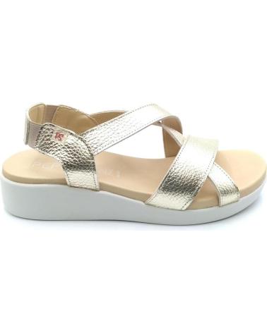 PEPE MENARGUES PEPE SAENZ 10517 PLATINUM GOLD SANDAL GOLD